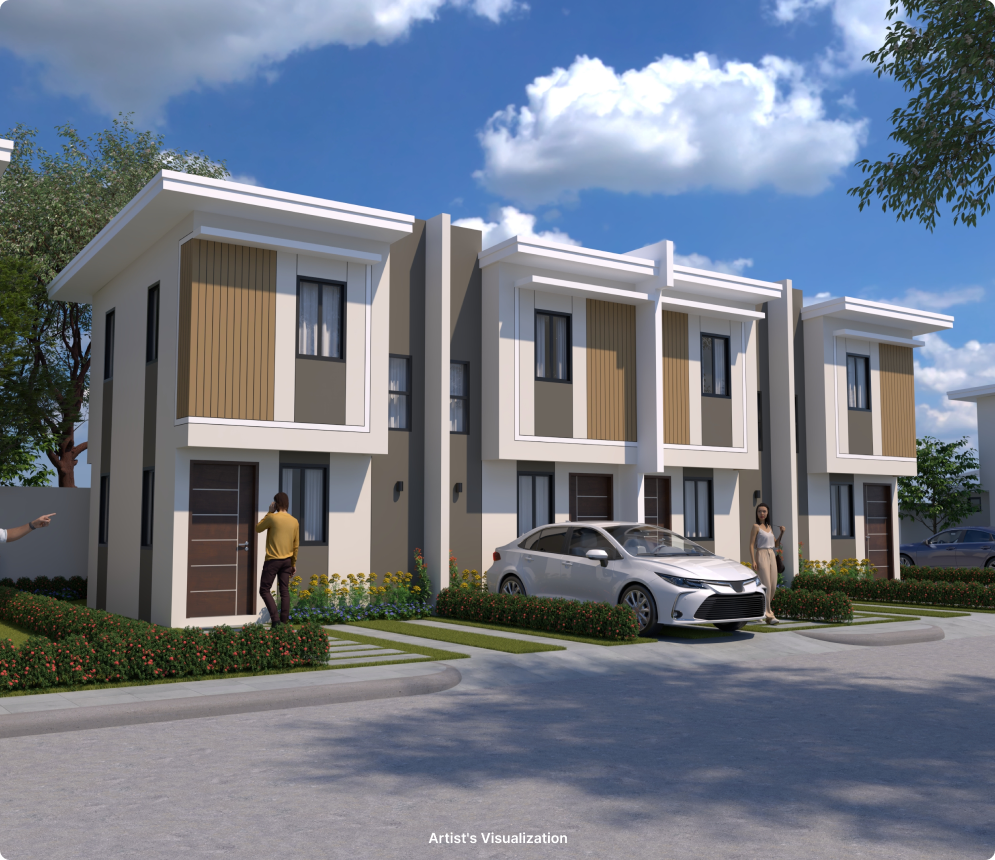 Exterior of the Angela model unit